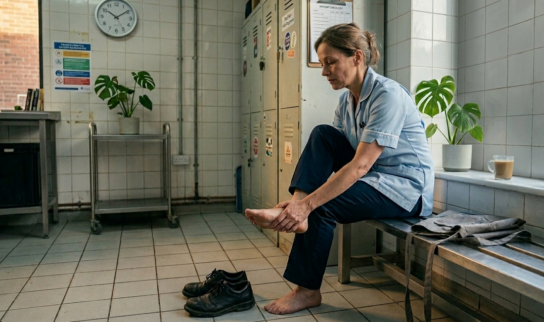 Pourquoi vos pieds vous font mal au bout de quelques heures debout (et la vraie cause que personne ne traite)
