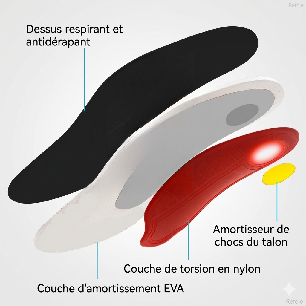 Semelles Solvea step™ Soutien de la voûte plantaire